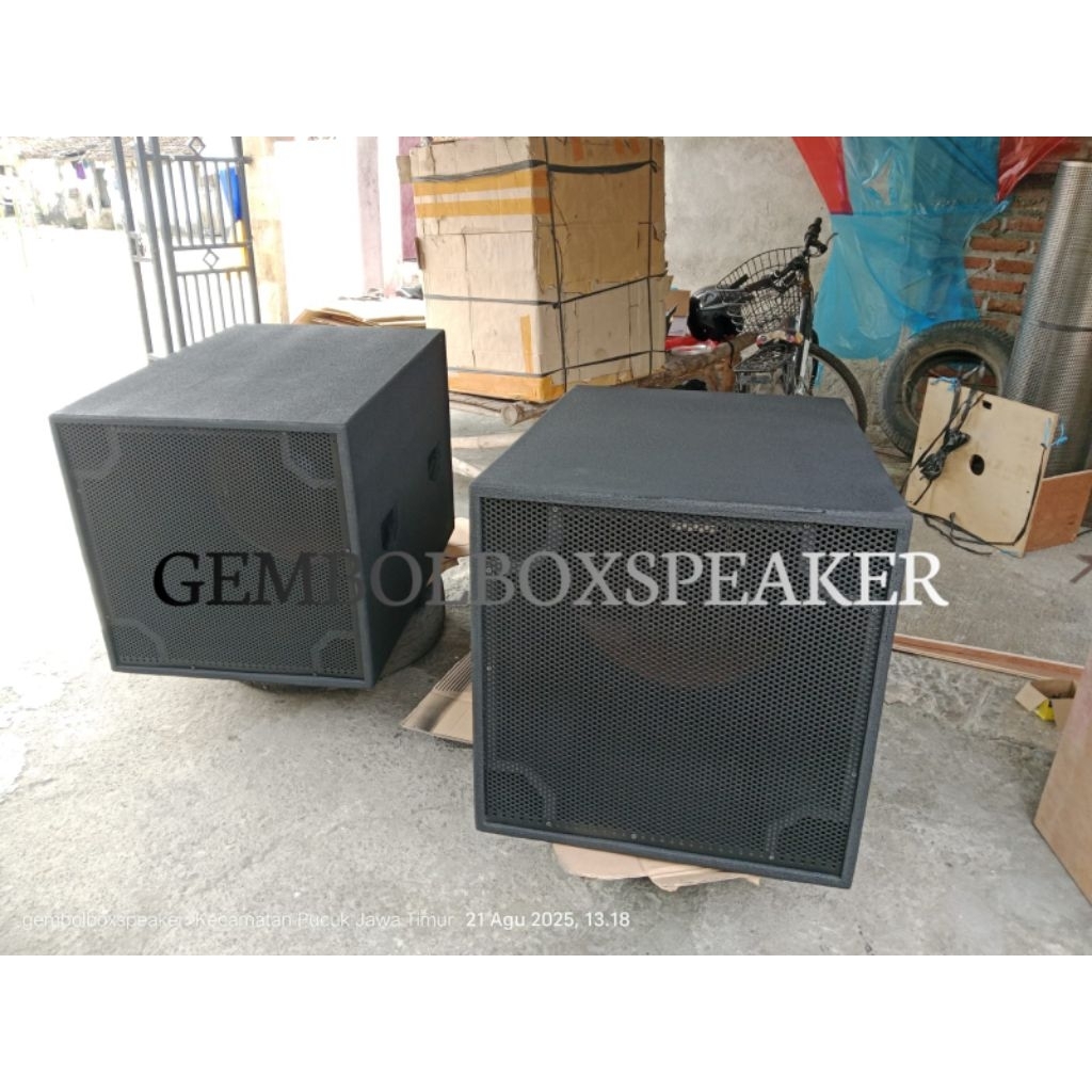 Box speaker planar 12 inch finishing
