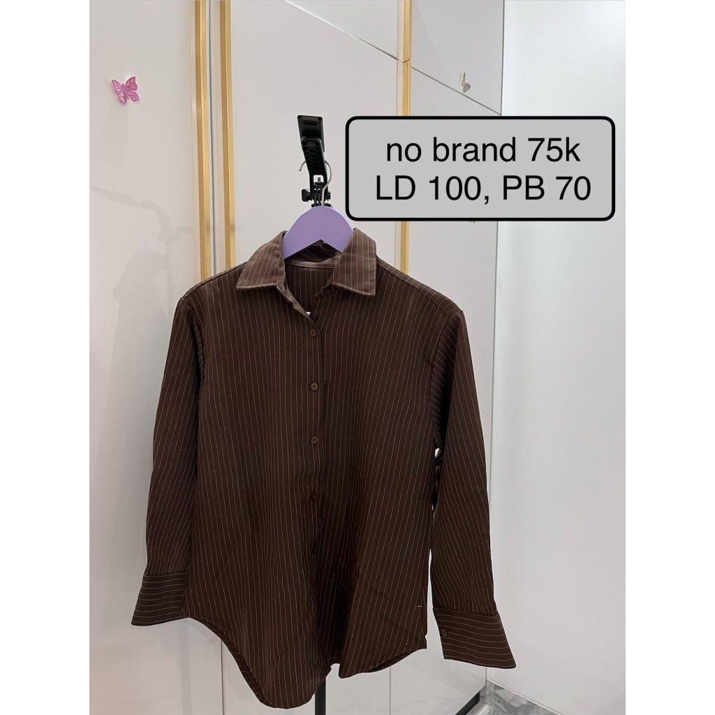 preloved | kemeja salur-salur