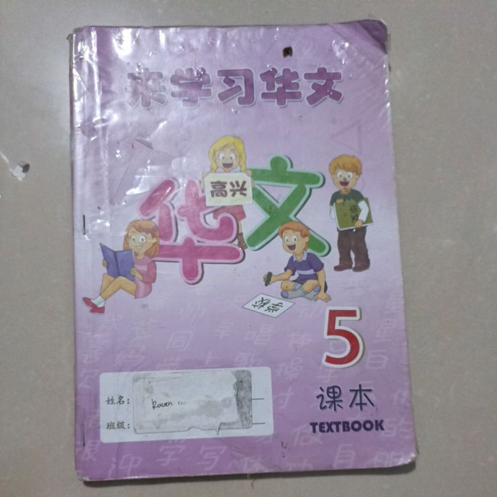 Buku bahasa Mandarin kelas 5 SD textbook Insight Publishing