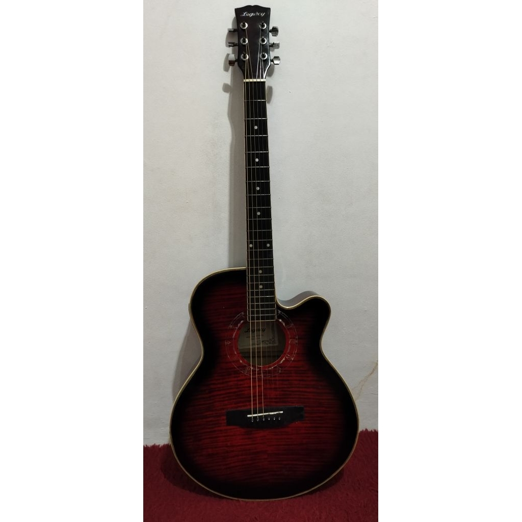 gitar akustik elektrik legacy original second bekas like new