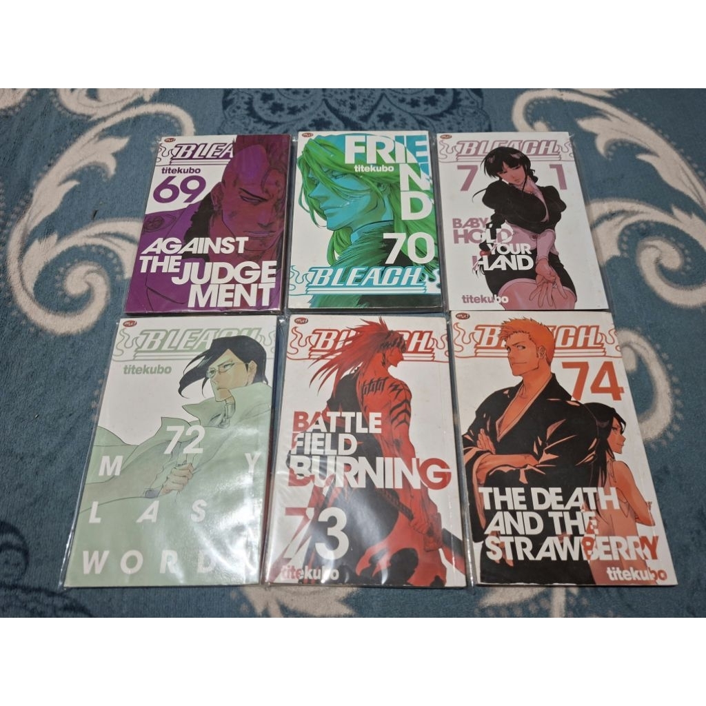 Komik Bleach cabutan vol 69, 70, 71, 72, 73, 74