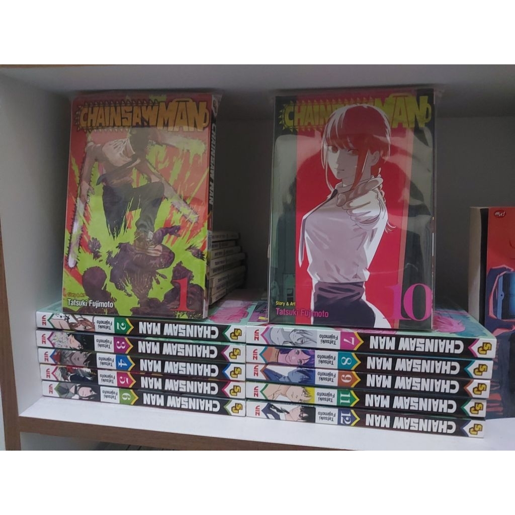 Komik Chainsaw Man 1-12 VIZ English Inggris kolpri preloved second bekas manga