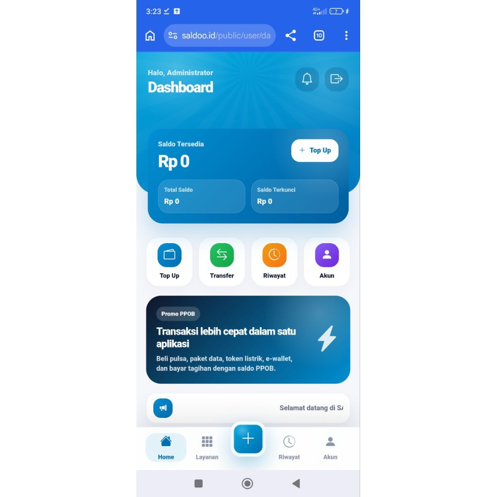 Script PPOB Super Pro UI — Web + APK Android, Digiflazz, Deposit, Transfer & Push Notifikasi