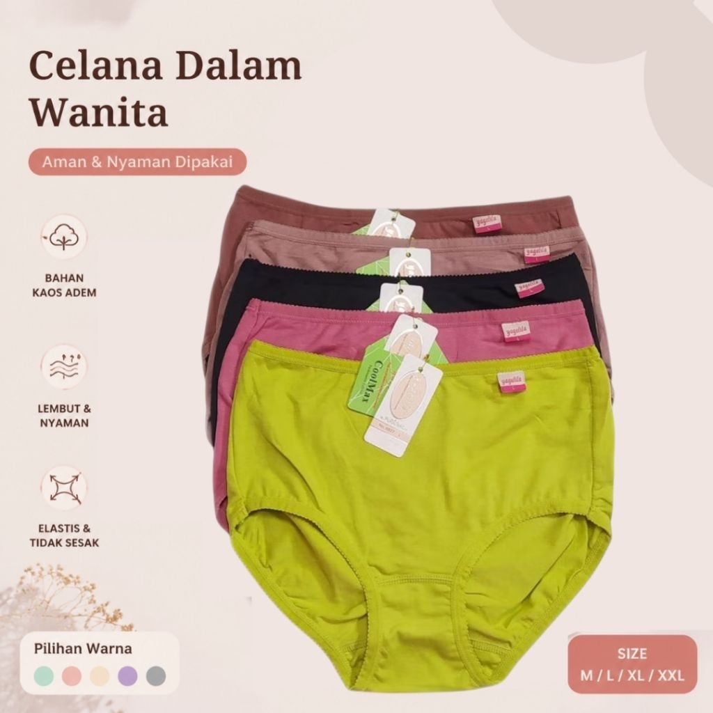 CELANA DALAM WANITA YAGELILA CD LUSINAN CD WANITA