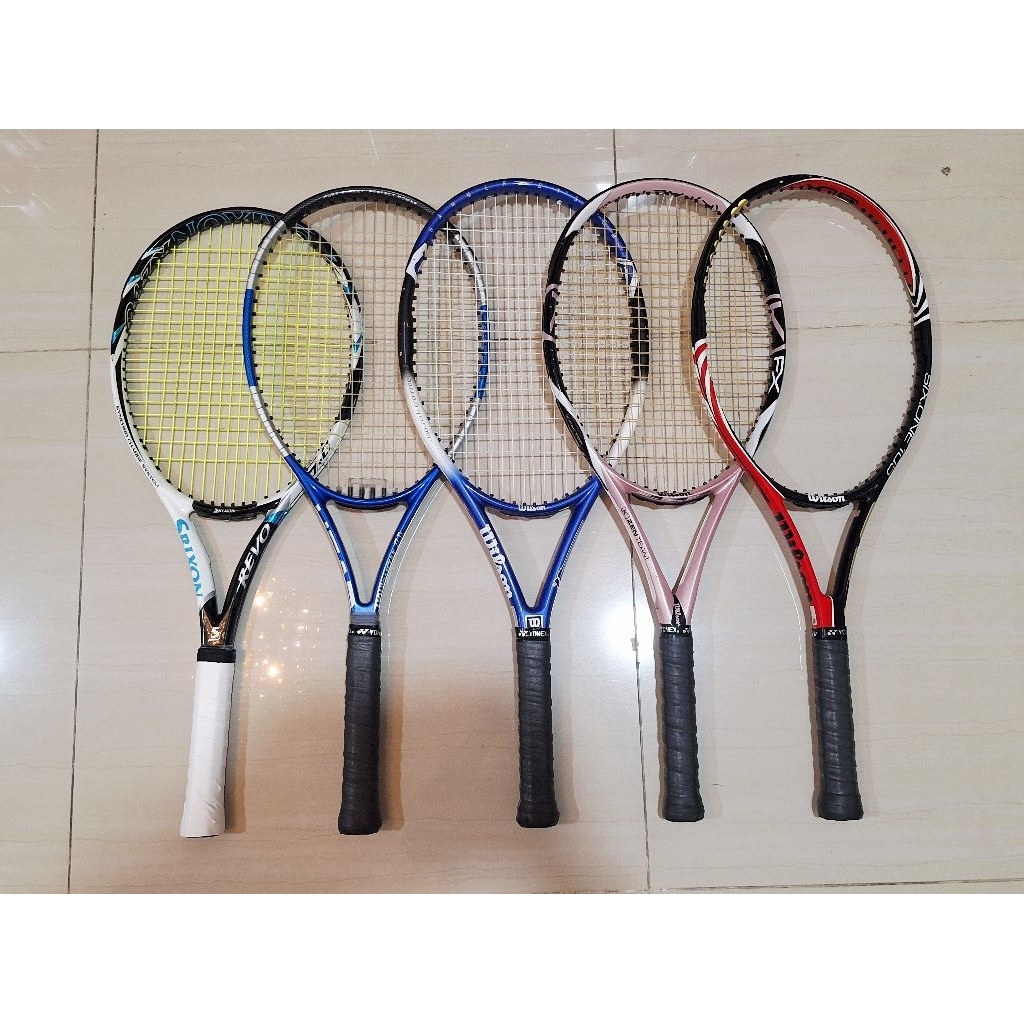 Raket Tennis Second Preloved Wilson Head Dunlop