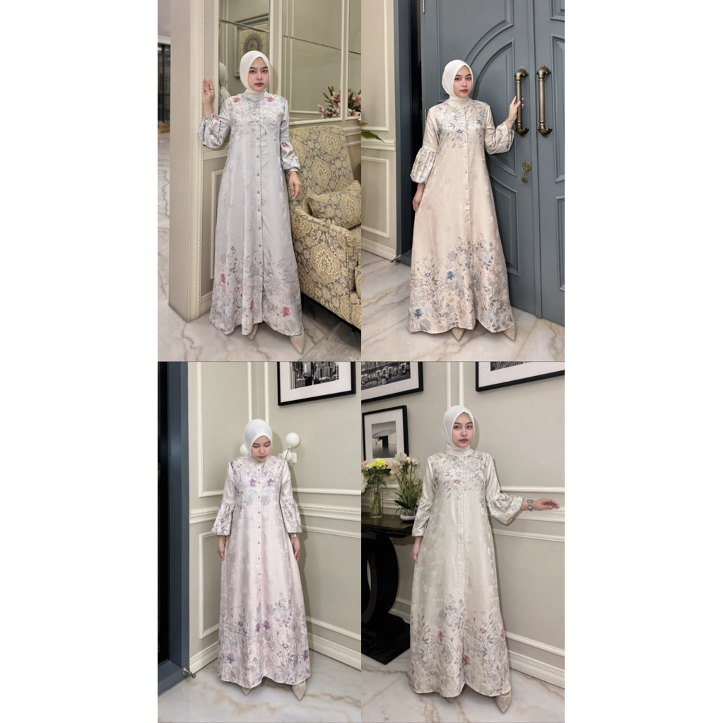 Gamis busui bahan embos Ori by Edness kayla