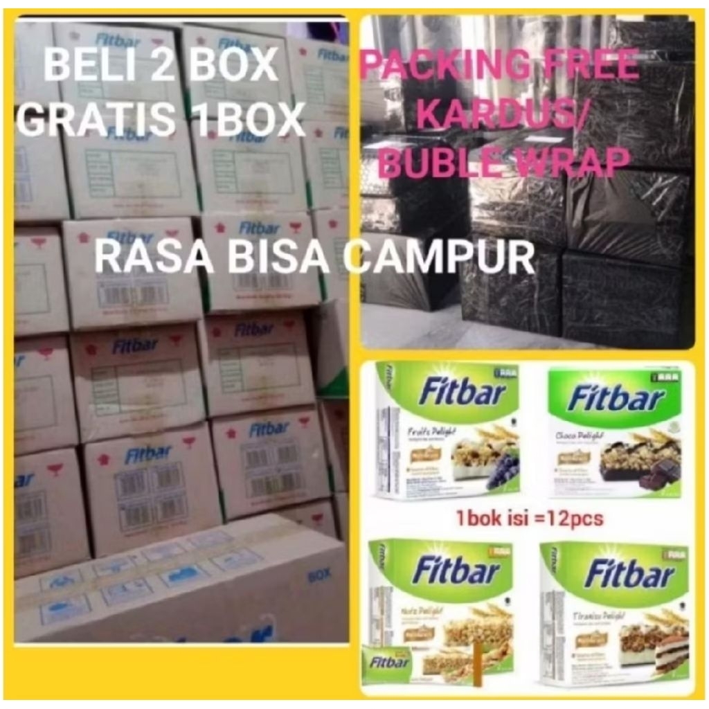 Fitbar 2 box gratis 1 box