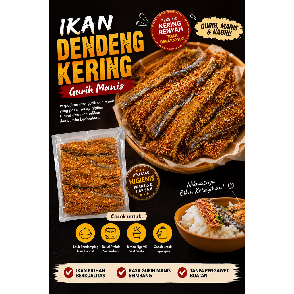 Krisna Ikan Dendeng Kering Layur