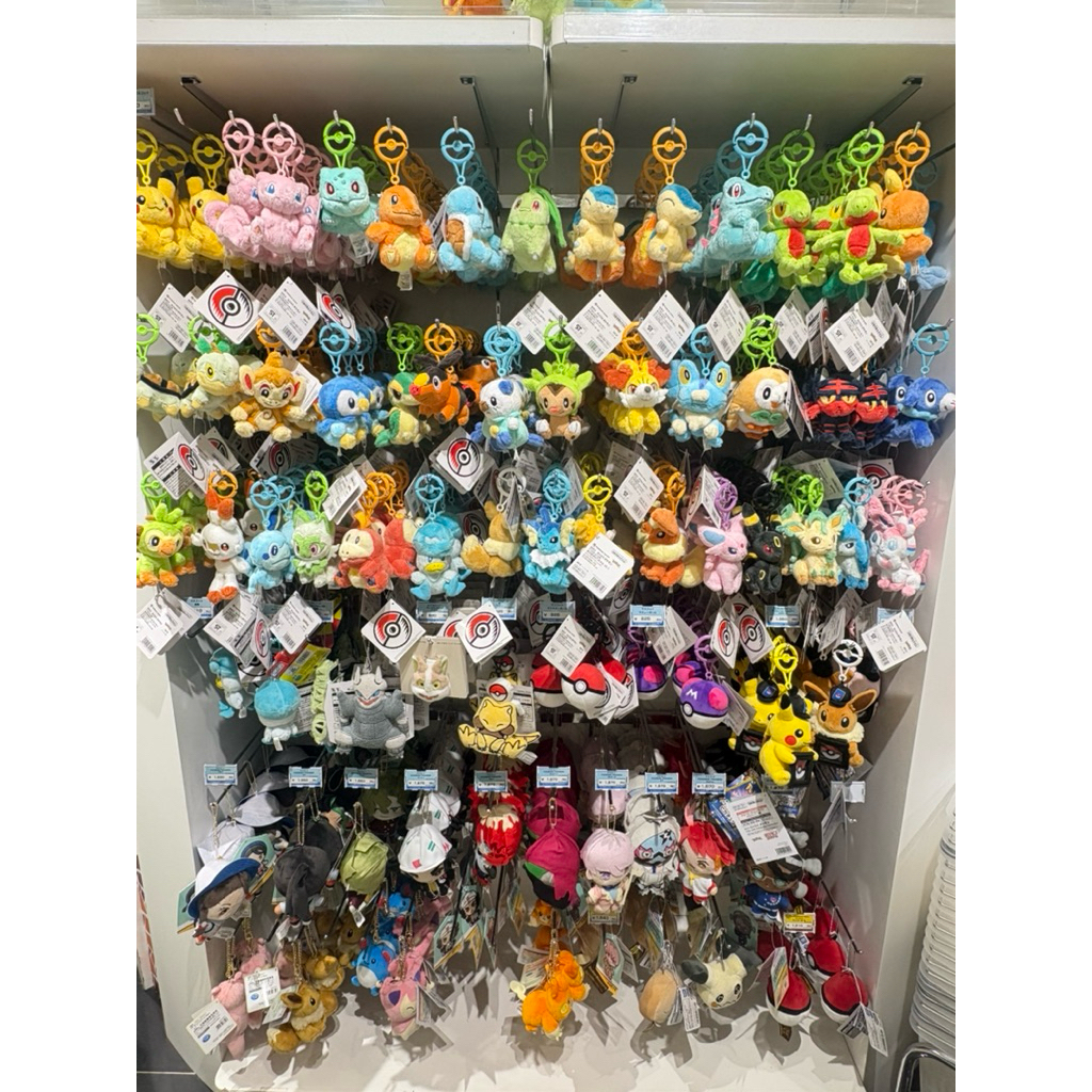 Gantungan boneka Pokemon Center Jepang Original / Pokemon Plush Original Pokemon Center