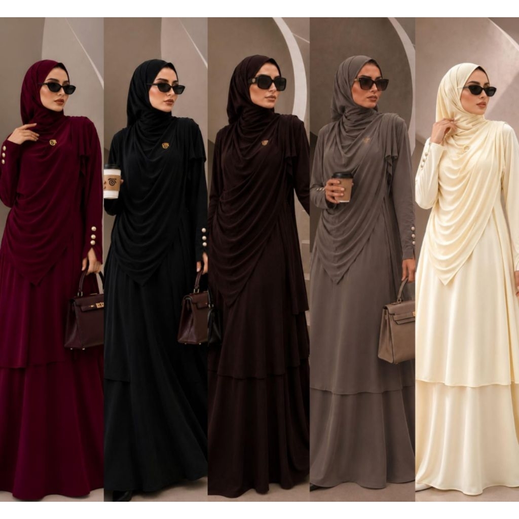 SET ROK TUNIK KHIBAN KANZA