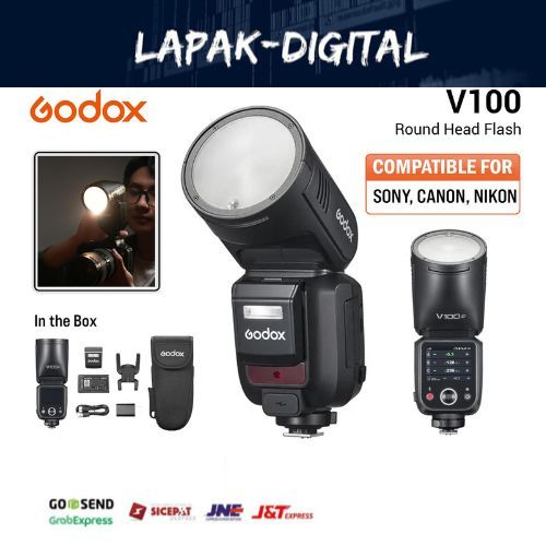 Godox V100 Round Head Flash V-100 Godox Flash