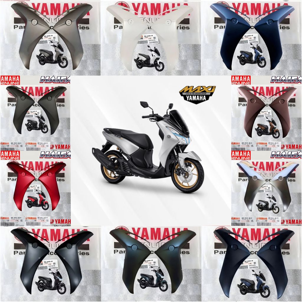 COVER TAMENG SAYAP DEPAN LEXI 125 KANAN KIRI ORIGINAL YAMAHA B3F-F8311-00/F8312-00