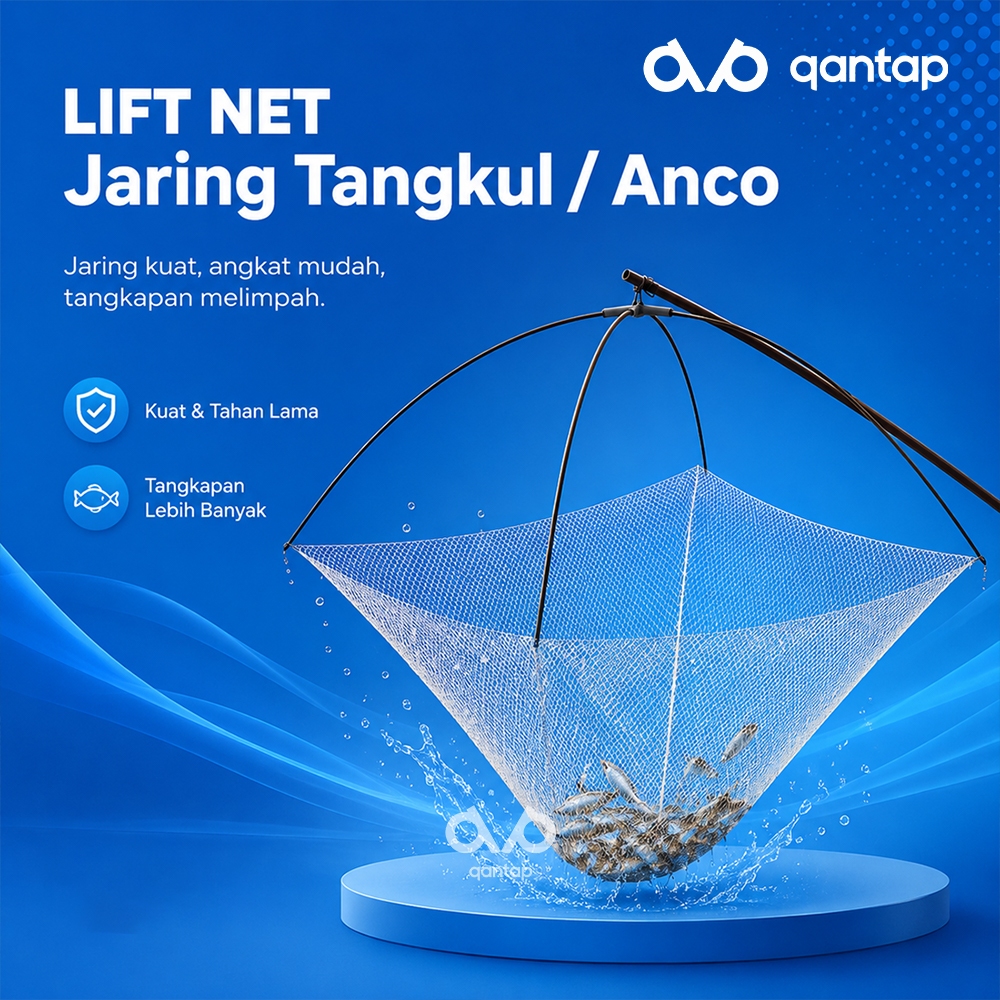 Qantap Jaring Tangkul | Anco | Hancau Penangkap Ikan Udang
