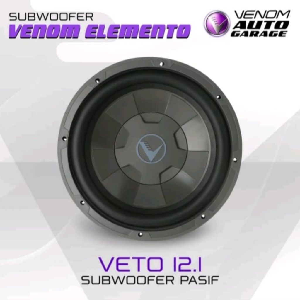 SUBWOOFER 12INCH VENOM VETO ELEMENTO VETO12