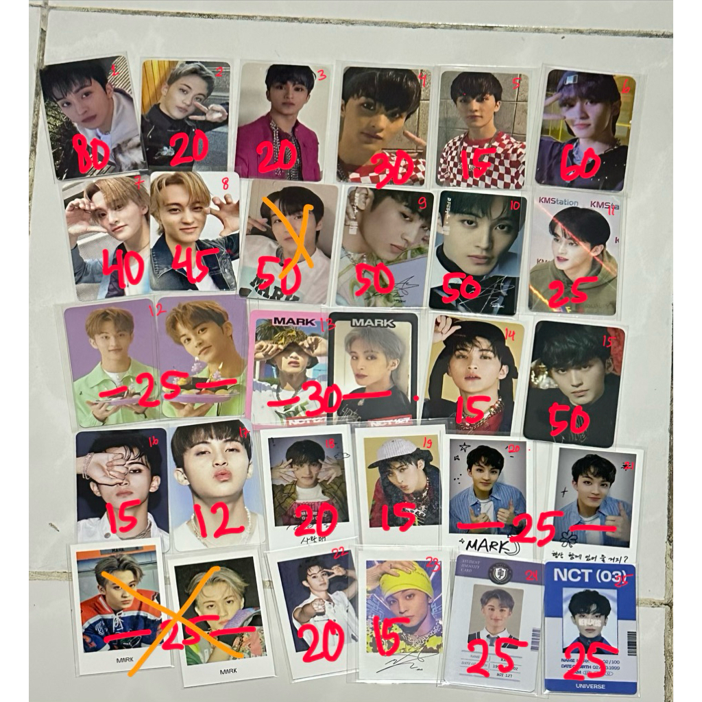 Photocard PC Mark Lee NCT
