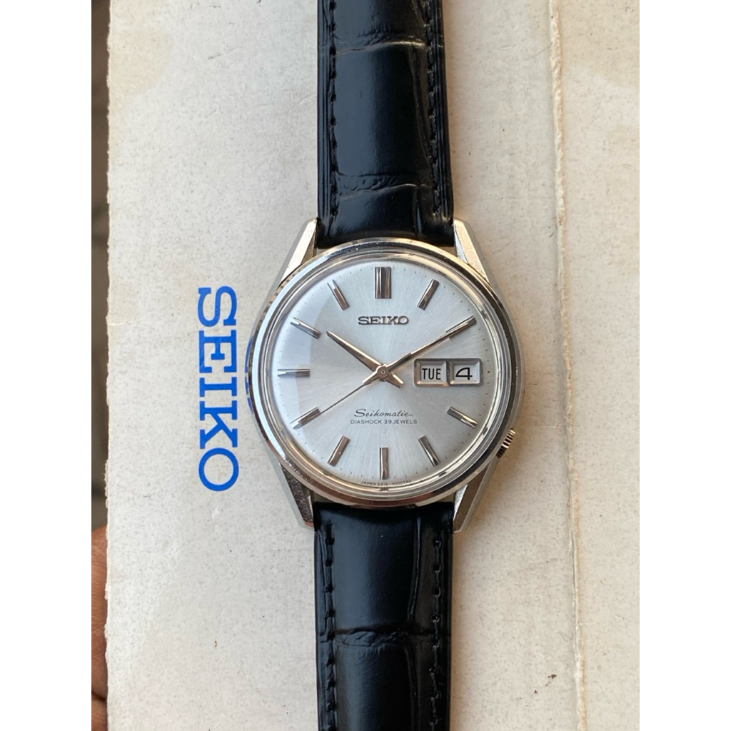 jam tangan original Seiko Seikomatic Baby Grand seikomatic Rare item Colektor item 39jewels Cal 6216