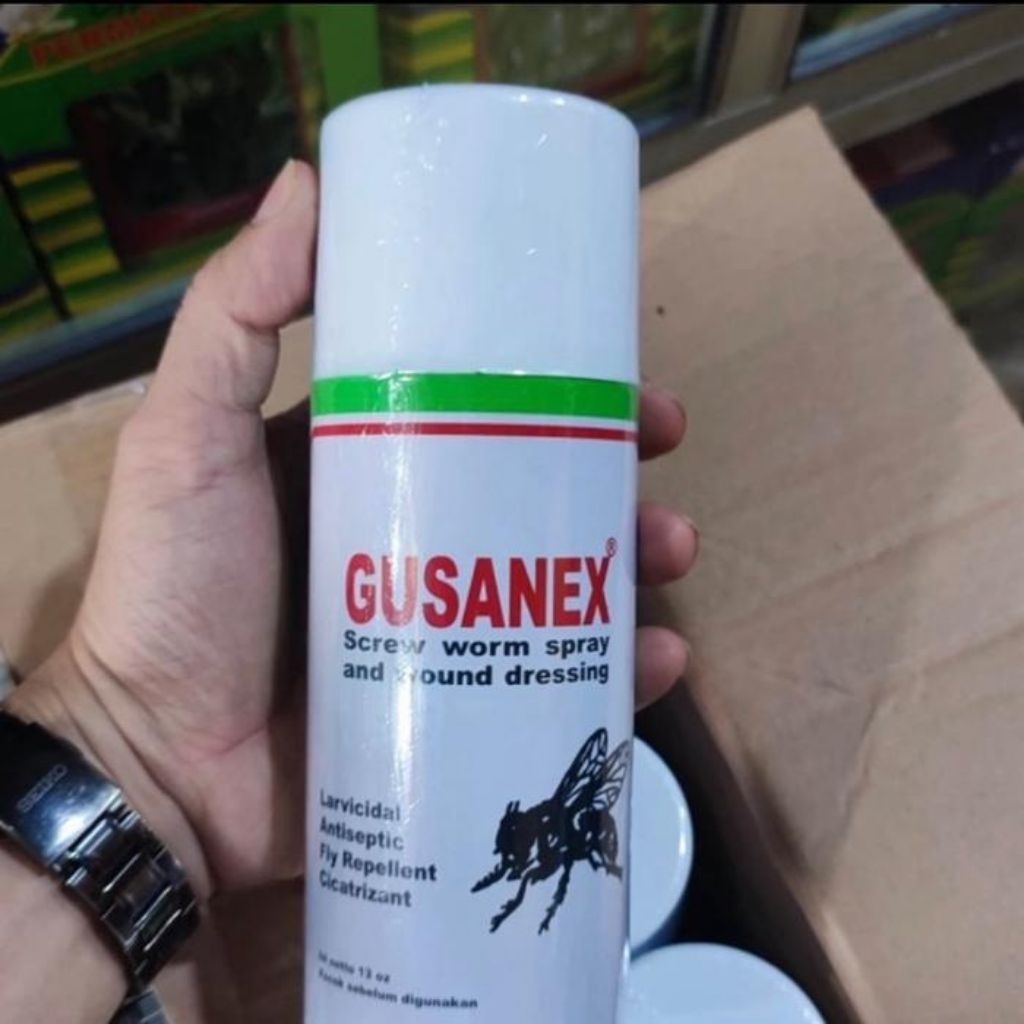 GUSANEX Spray Obat Luka Hewan Anti Lalat Antiseptik Original