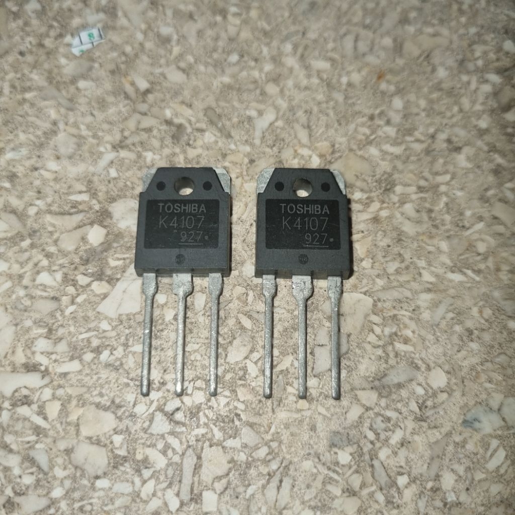 MOSFET K4107 2SK4107 Toshiba Original Transistor Mesin Las Inverter 15A 500V - Baru & Second Cabutan