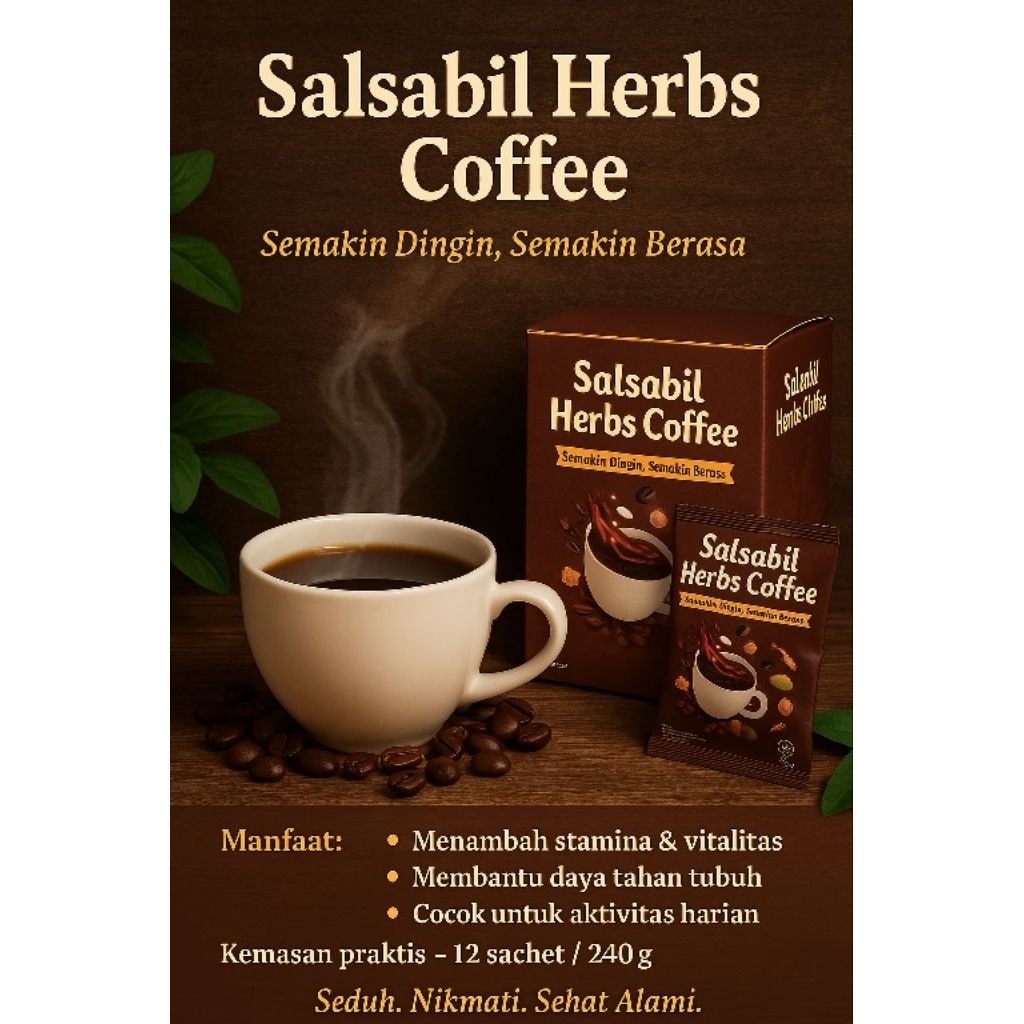 Salsabil Herbs Coffee Kopi Herbal Salsabil