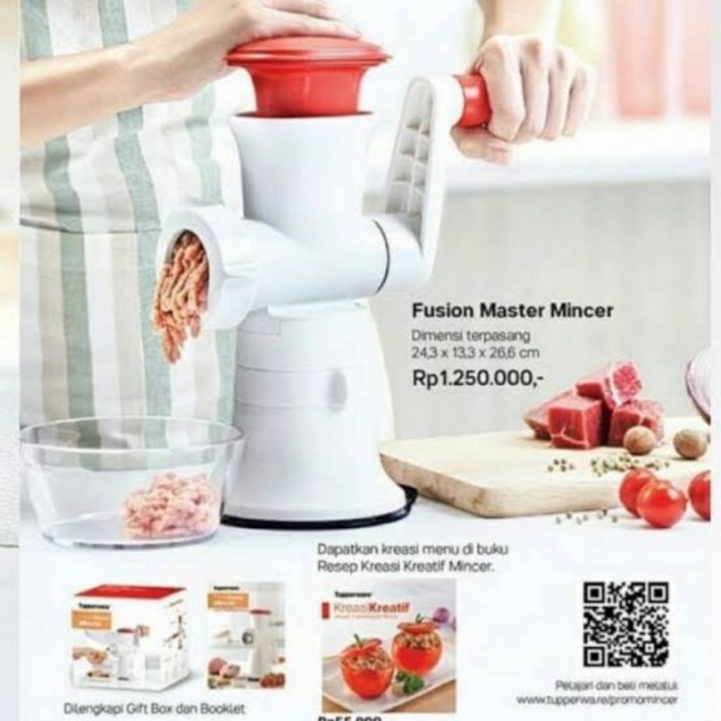 Fusion Master Mincer Tupperware