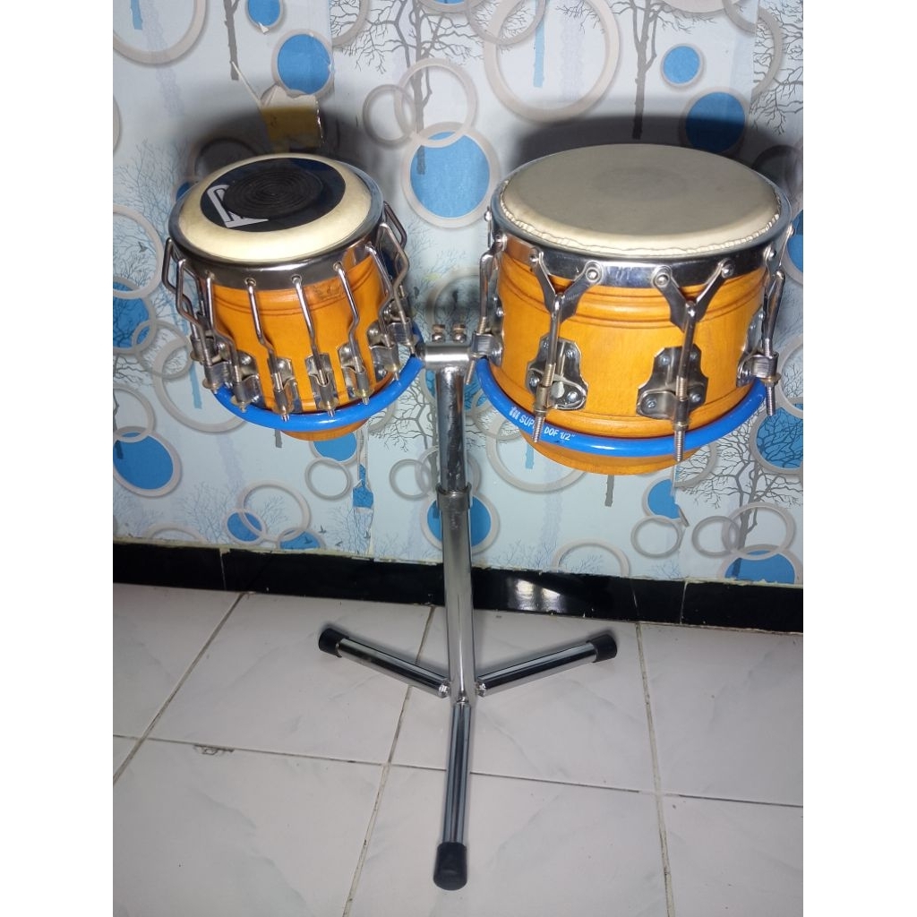 kendang dut v6.tak ring petir 16.full crome suda sama stand