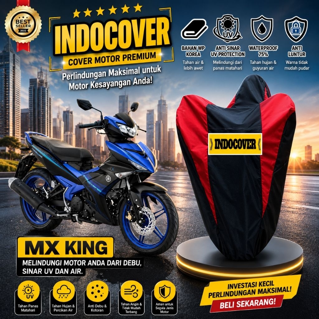 cover/selimut body motor MX-KING , MX-KING 150 , MX KING 160 cover motor anti air