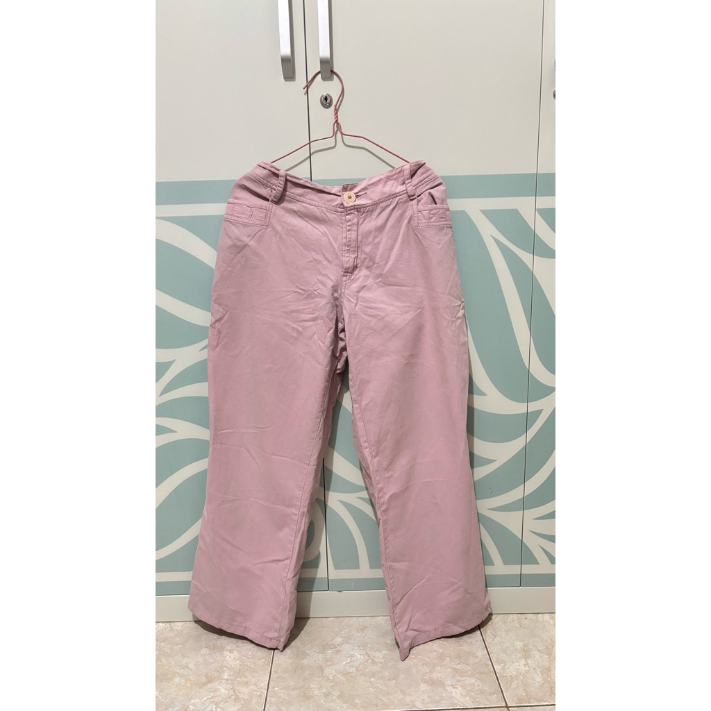 PRELOVED KATUN PANTS SEMI CUTBRAY PINGGANG KARET