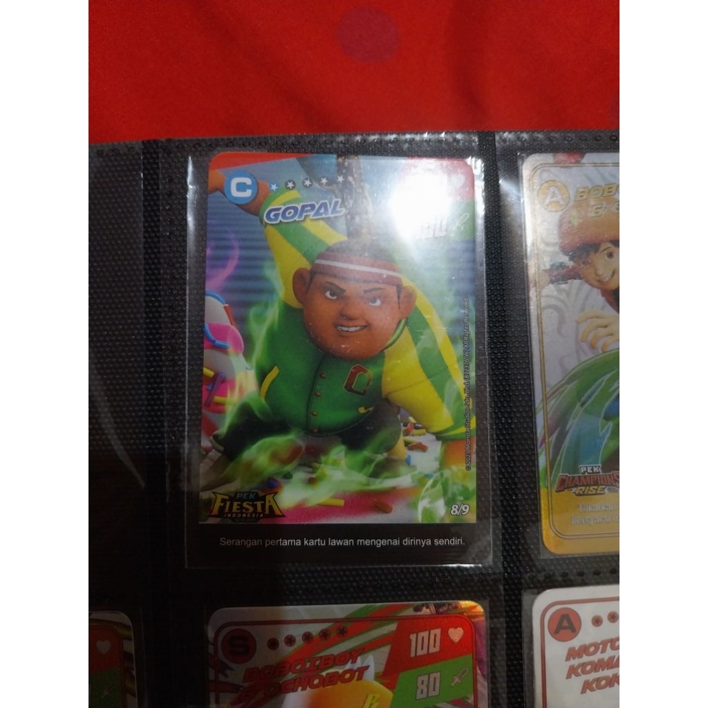 Boboiboy Monta Galaxy Card Fiesta Gopal