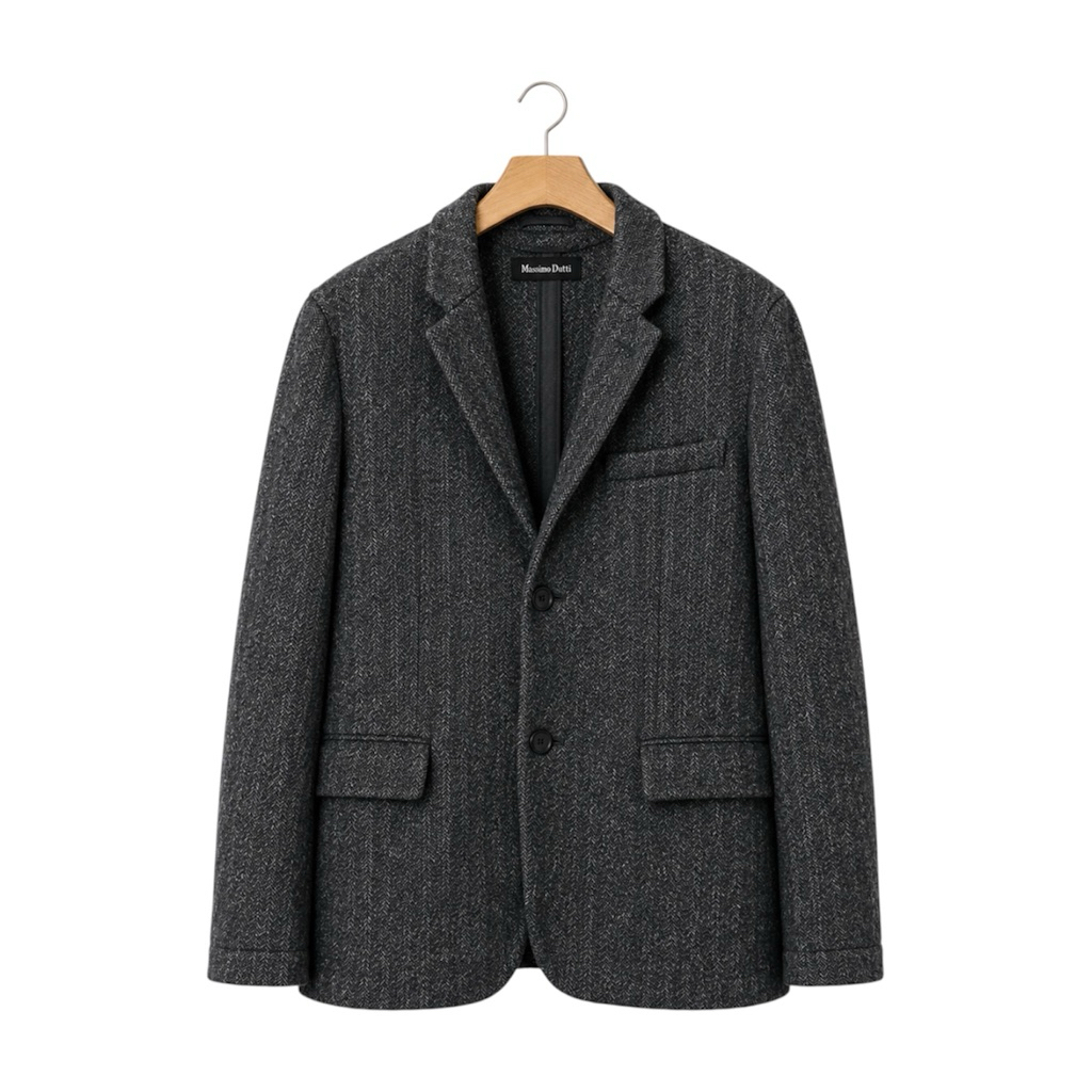 (M) Wool Blazer Massimo Dutti
