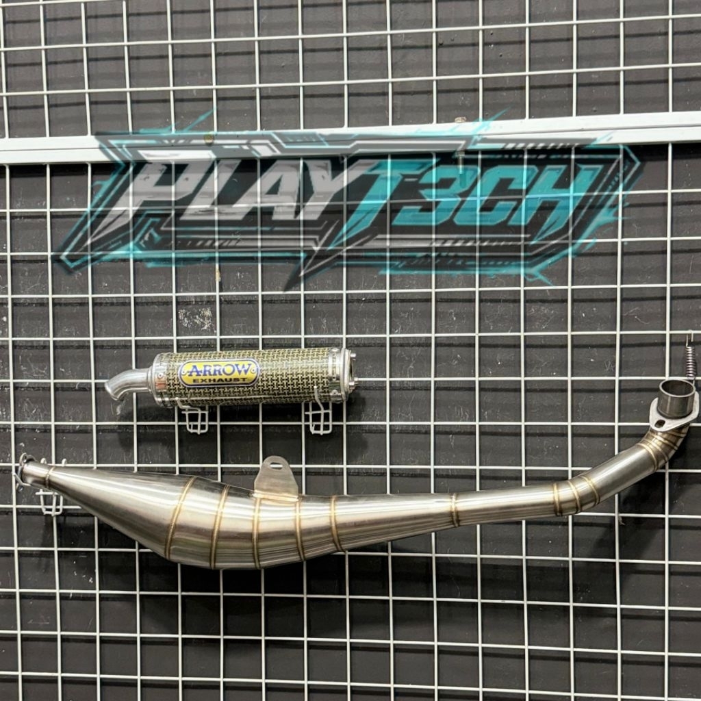 KNALPOT FIZR STANDAR SAMPING ARROW CARBON STANLIS PNP