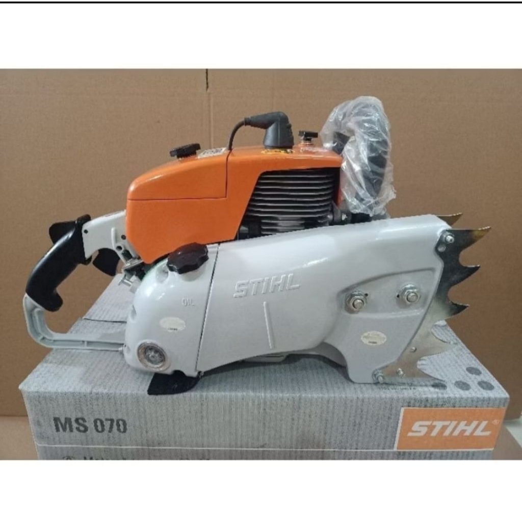 MESIN PEMOTONG KAYU CHAINSAW STIHL MS 070 KOMPLIT BAR DAN RANTAI/ MESIN SENSO STIHL BESAR MS- 070 KO