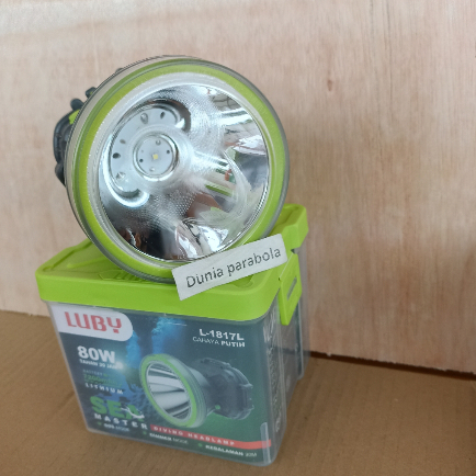 Senter kepala luby 80W L-1817L DIVING HEADLAMP cahaya putih
