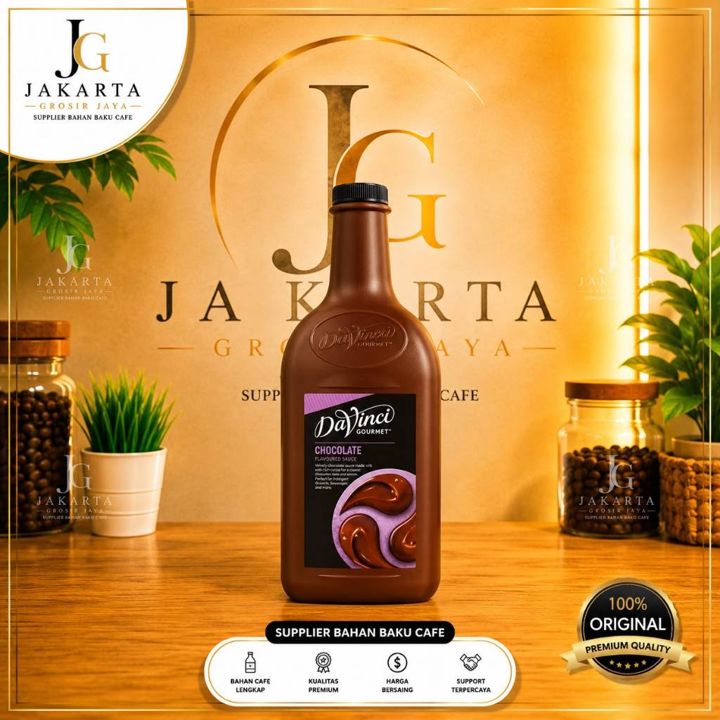 DaVinci Chocolate Sauce 2L - Saus Chocolate DaVinci 2L