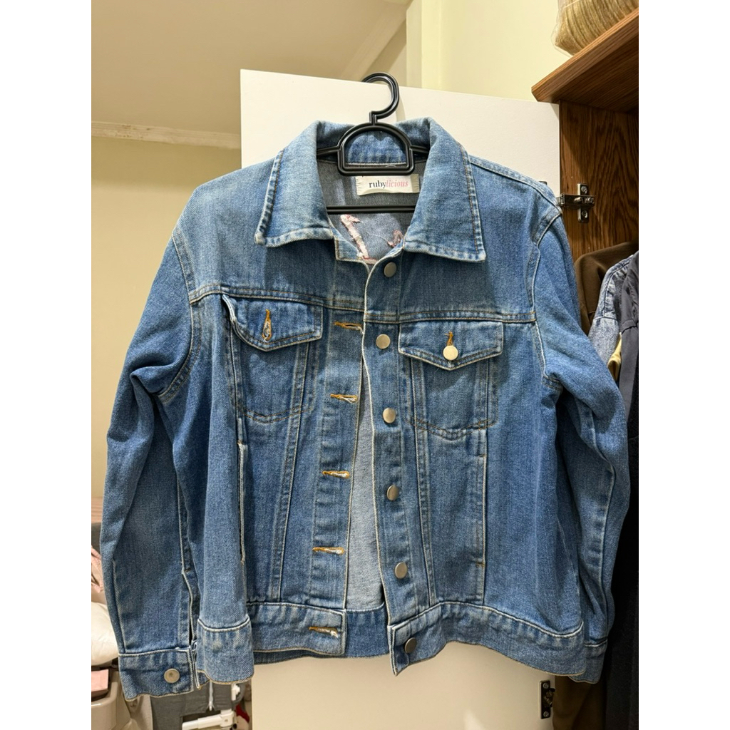 Jaket denim rubylicious