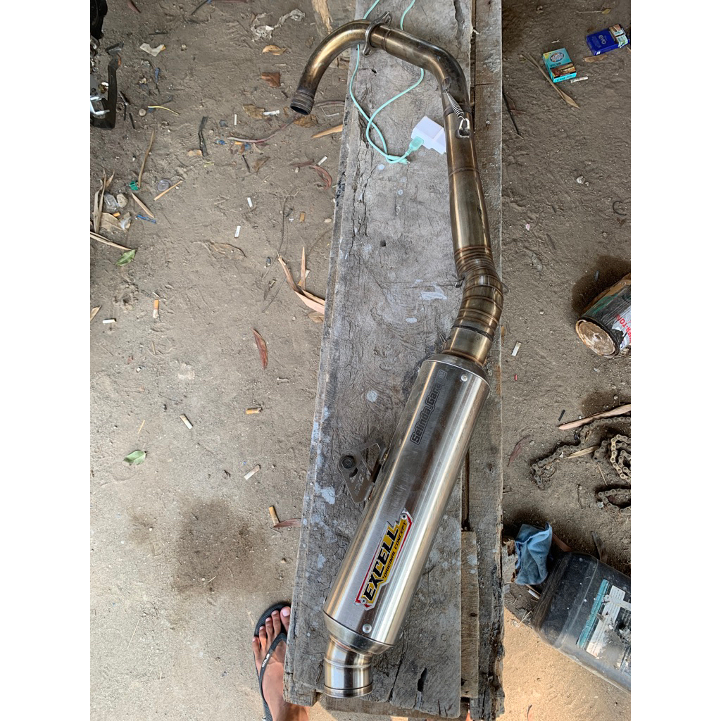 knalpot excell original cb gl