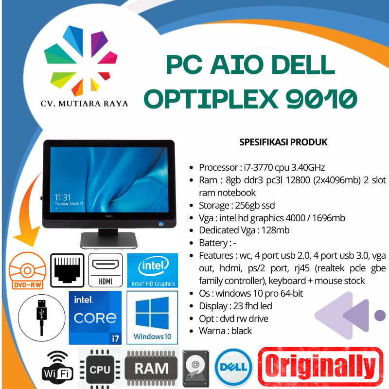 PC AIO DELL OPTIPLEX 9010