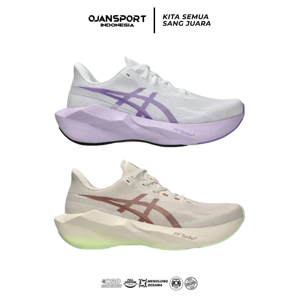 SEPATU RUNNING WANITA ORIGINAL ASICS NOVABLAST 6 WOMEN STANDARD