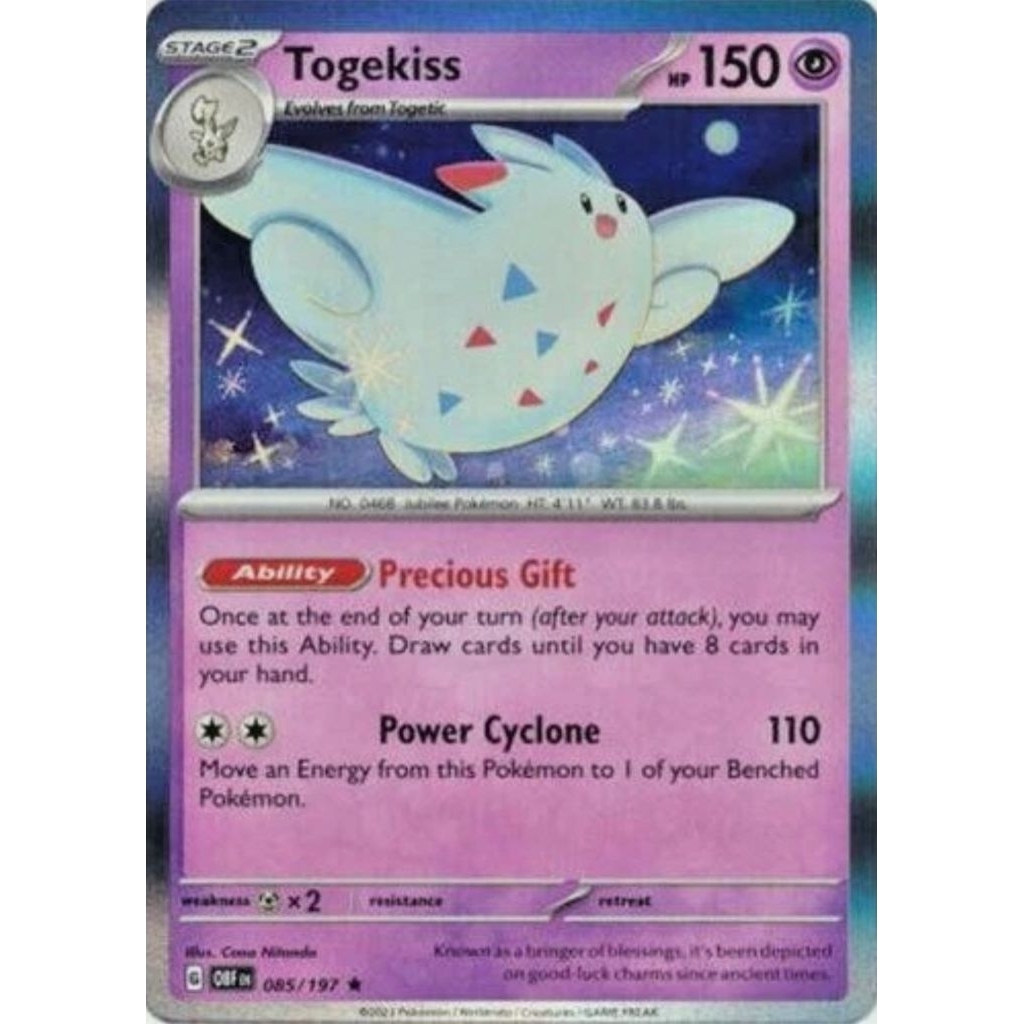 Togekiss [Holo] #85 Pokemon Obsidian Flames English