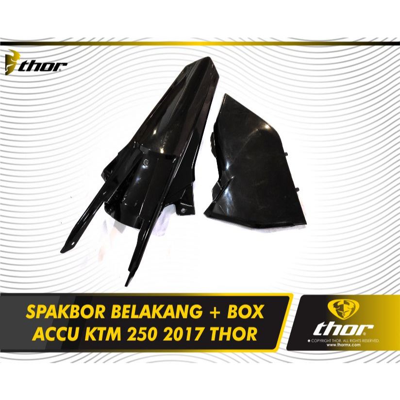 KTM 250 2017-BOX ACCU + SPAKBOR BELAKANG