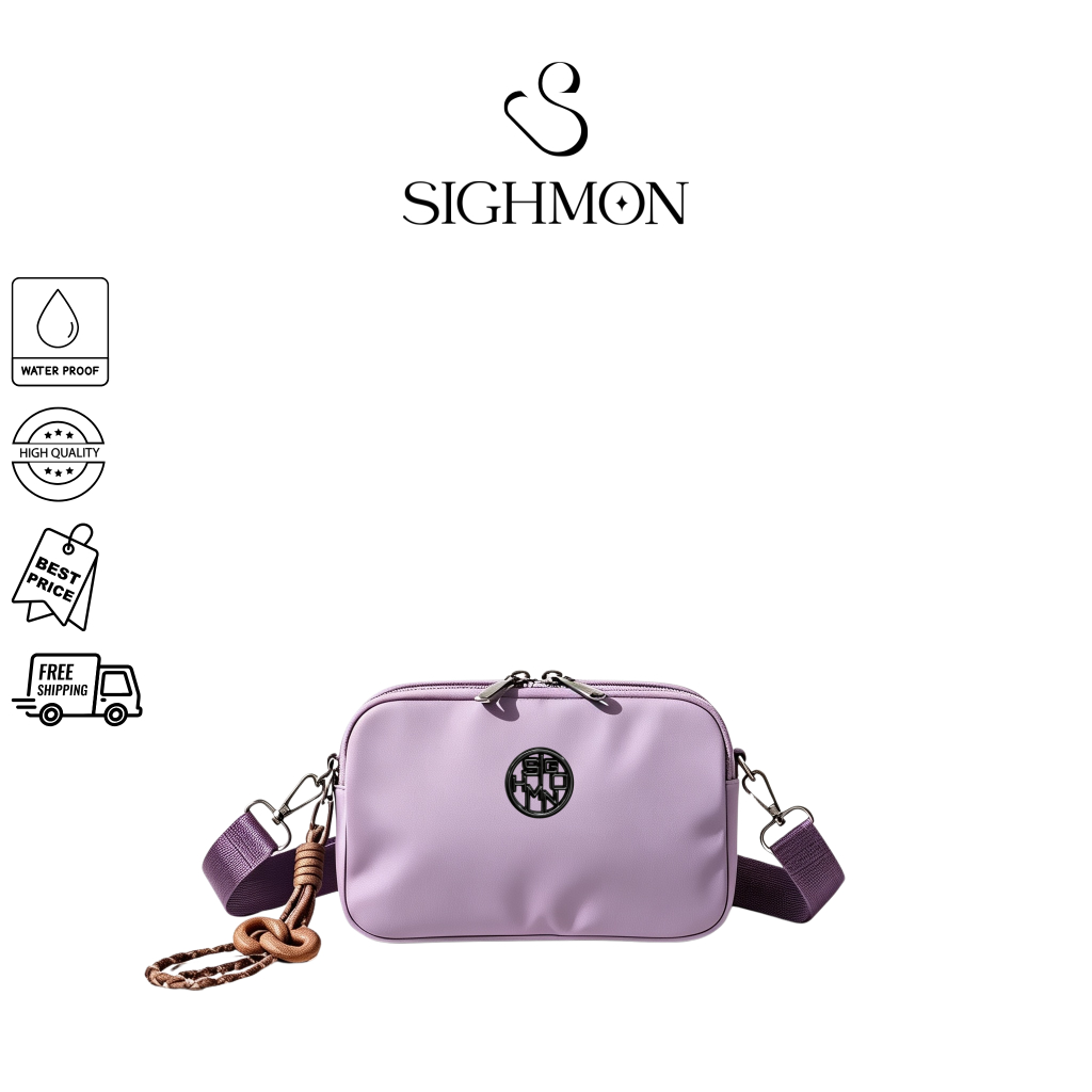 [EVE] SIGHMON - Tas Selempang Dompet Wanita FREE BAGCHARM Crossbody Bag