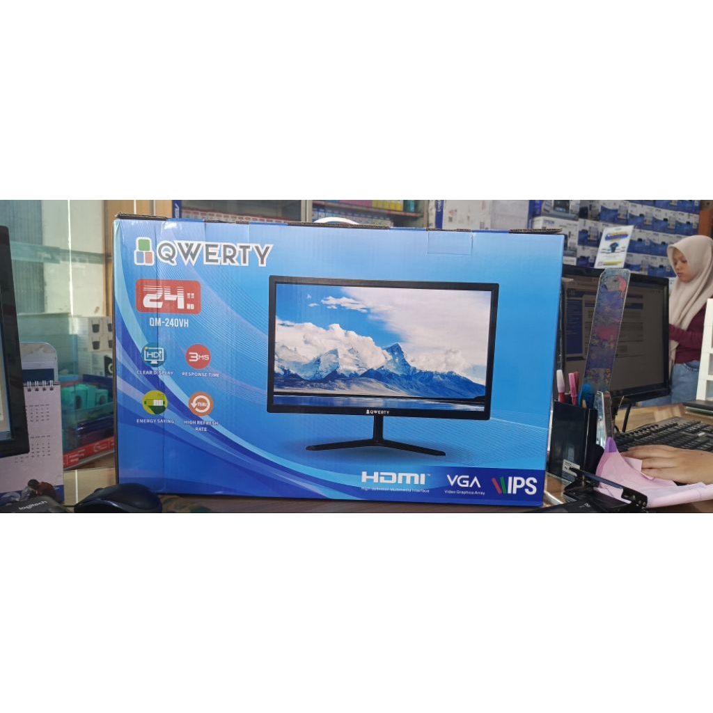 LED MONITOR QWERTY 24 INCH