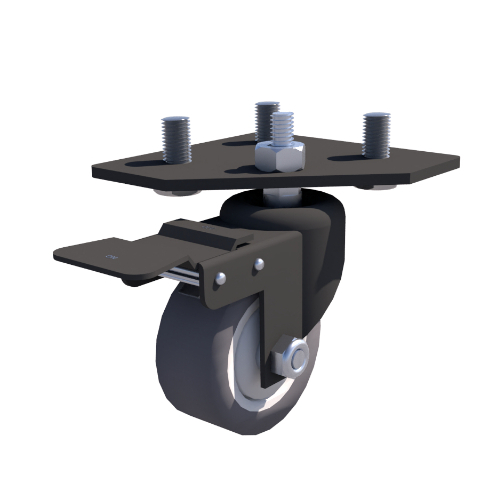 Bracket + Roda for Aluminium Profile 3060