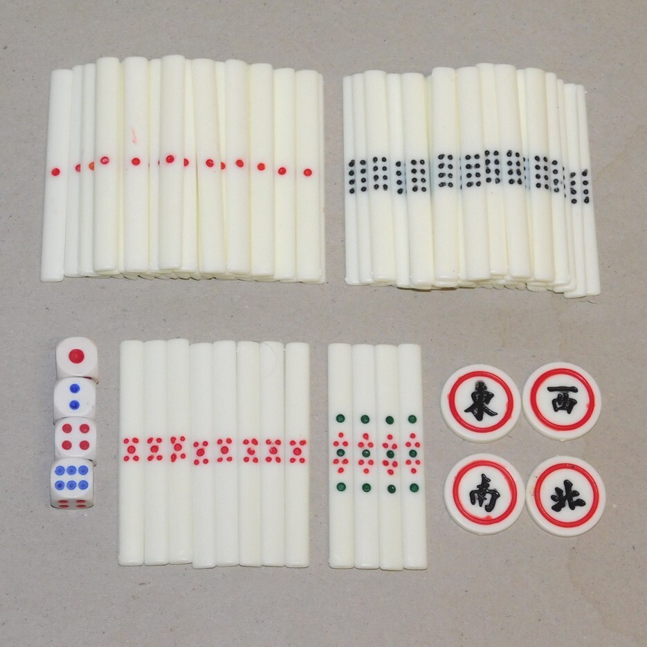 Tenbo - Tenbou Riichi Mahjong Stick - Skor Stik - dengan dadu