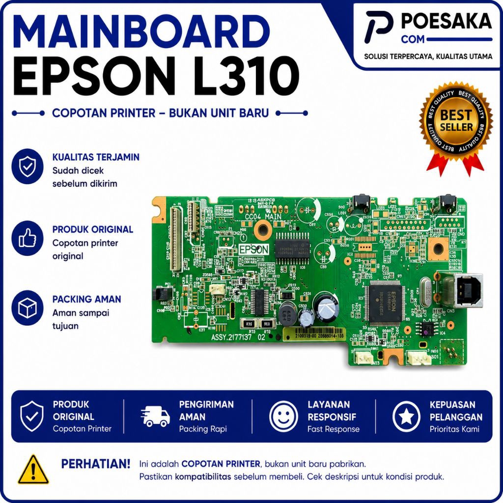 Mainboard Epson L310 Original Copotan Printer Logic Board Board Epson L310