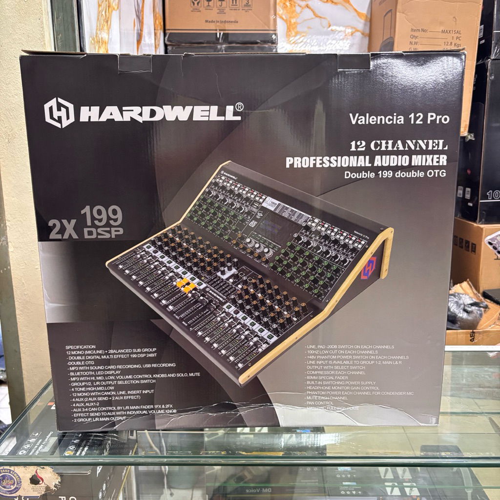 Mixer Hardwell Valencia 12 Pro Original Mixer 12 Channel Hardwell