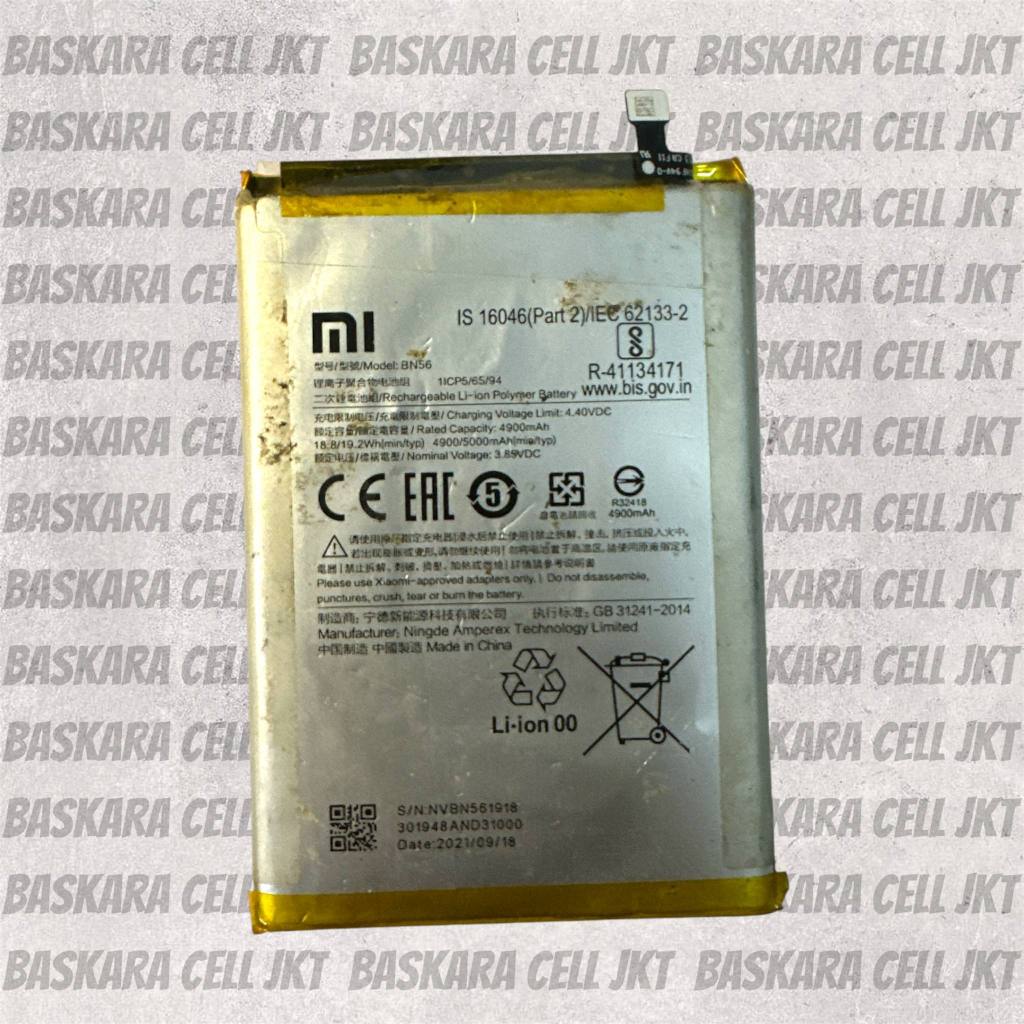 BATTERY / BATRE REDMI 9A 9C 10A BN56 BN 56 [ORI TESTED COPOTAN]