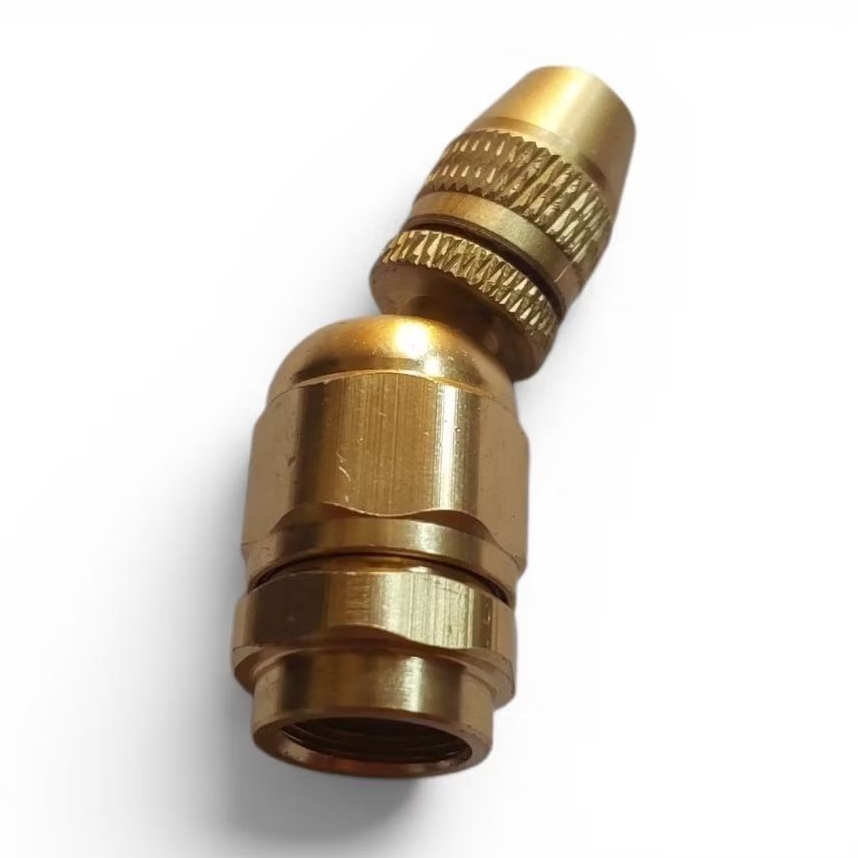 Nozzle Steam AC Flexible - Nozzle Steam Kuningan Kepala Fleksibel - Kepala Steam Ac Drat 1/4 Flexibl
