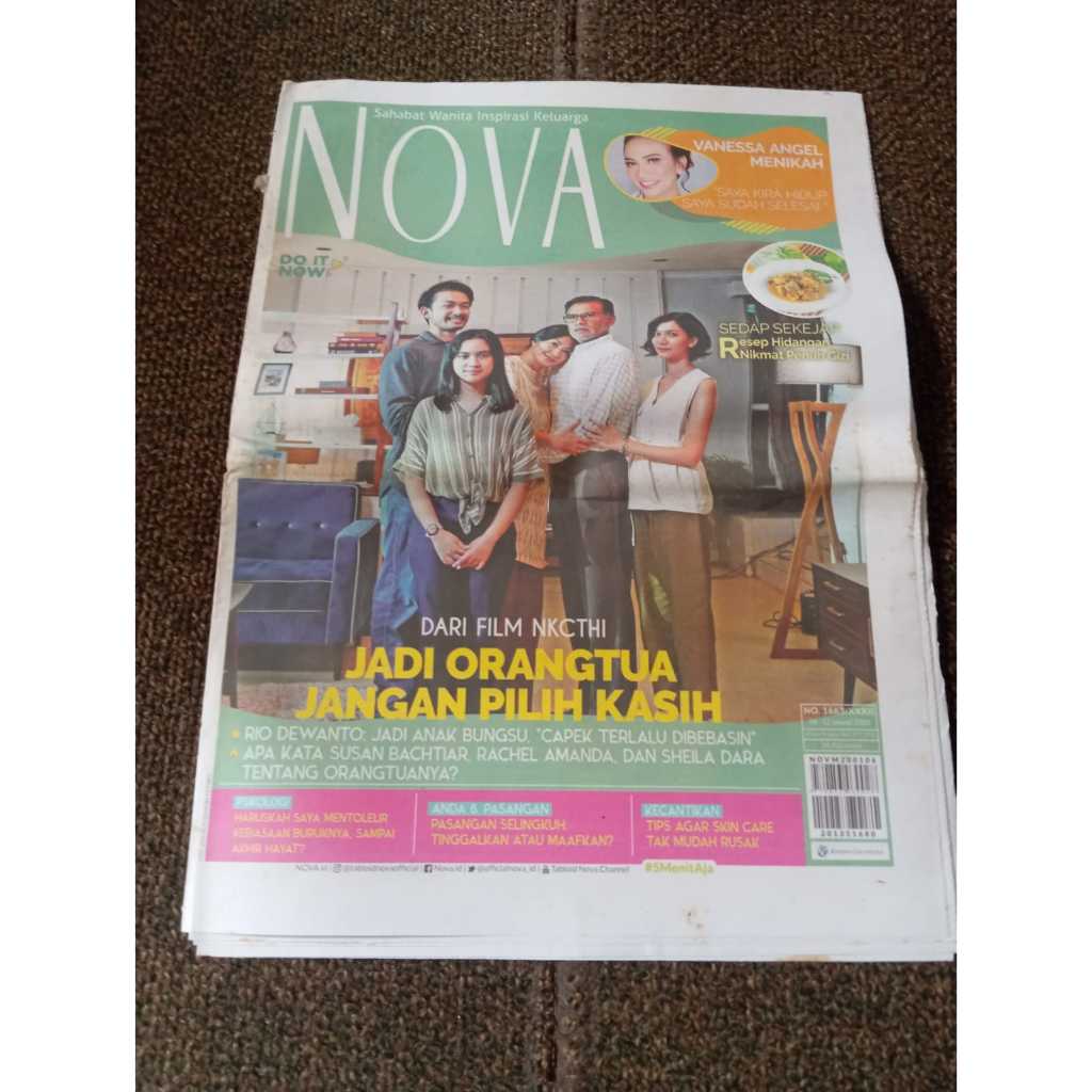 Tabloid Nova Orang Tua Pilih Kasih Rio Dewanto Susan Bachtiar Sheila Dara Donny Damara Rachel Amanda