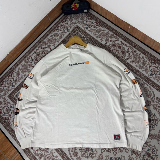 Longsleeve Bendavis Spell Out White Second