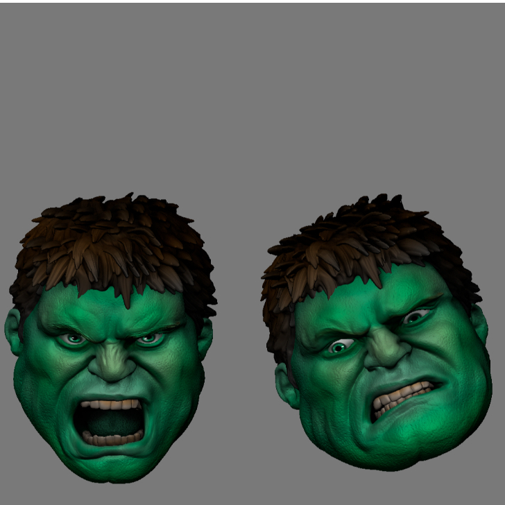 Headsculpt Head HS Hulk Eric Bana kitbash Mcfarlane mezco shf figma Marvel Legends Damtoys Vtoys Not